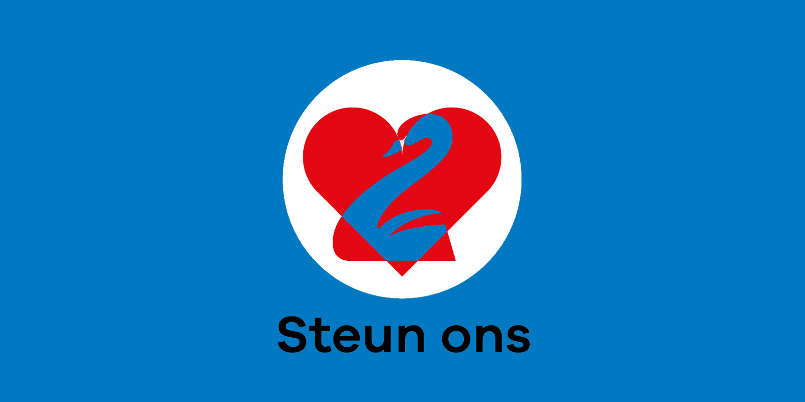 Steun ons logo