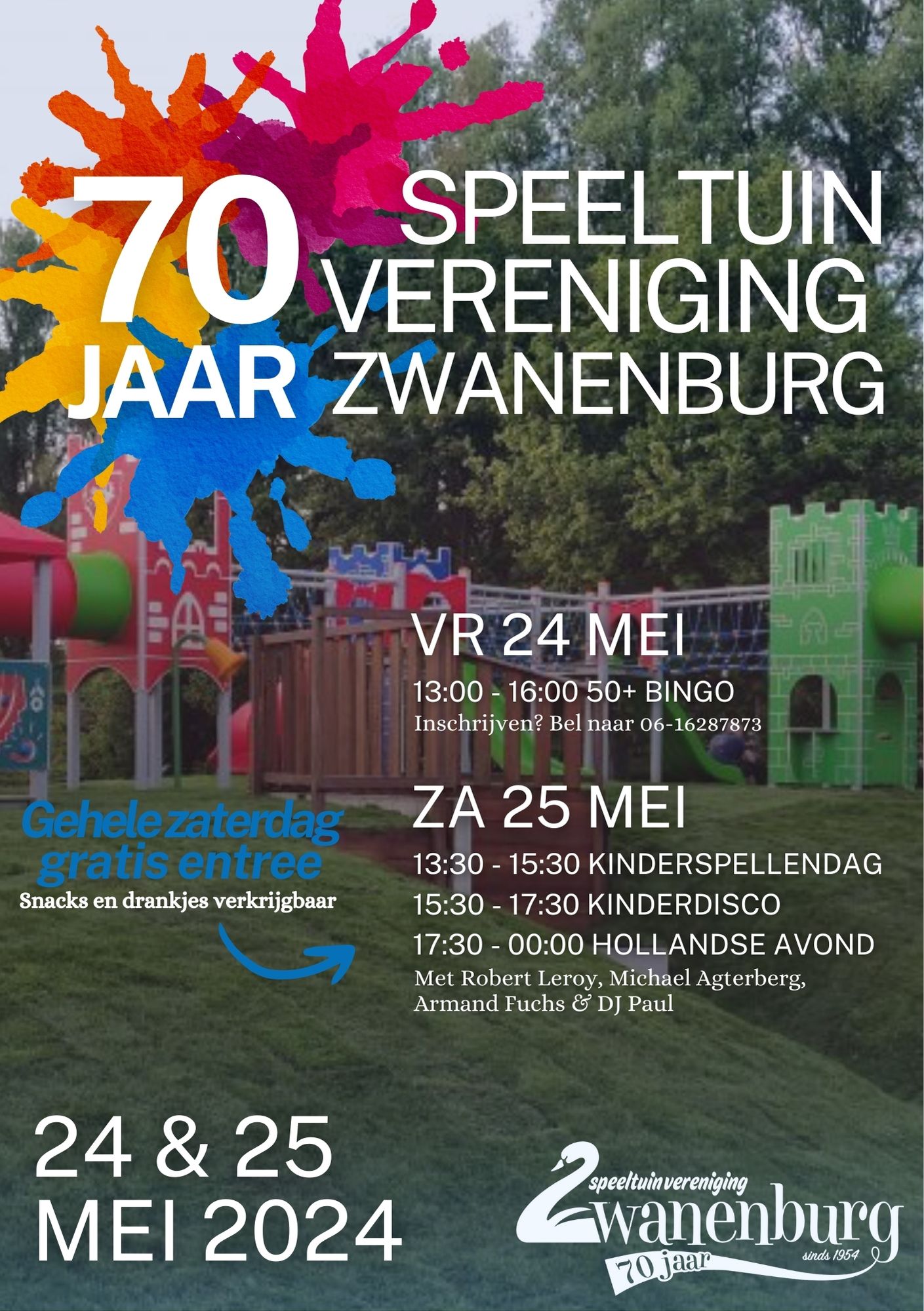 70 jarig jubileum