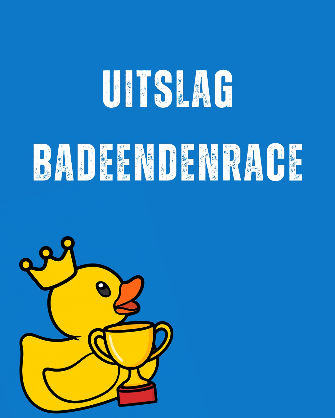 Uitslag badeendenrace